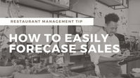 Can a Single Small Restaurant Use Sales Forecasting?