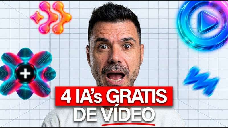 4 IAs para crear vídeos gratis (todavía en 2025)
