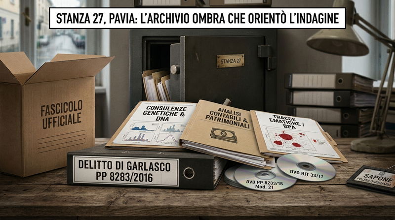 Garlasco: quell'archivio segreto è la traccia di una regia esterna per le indagini del 2017
