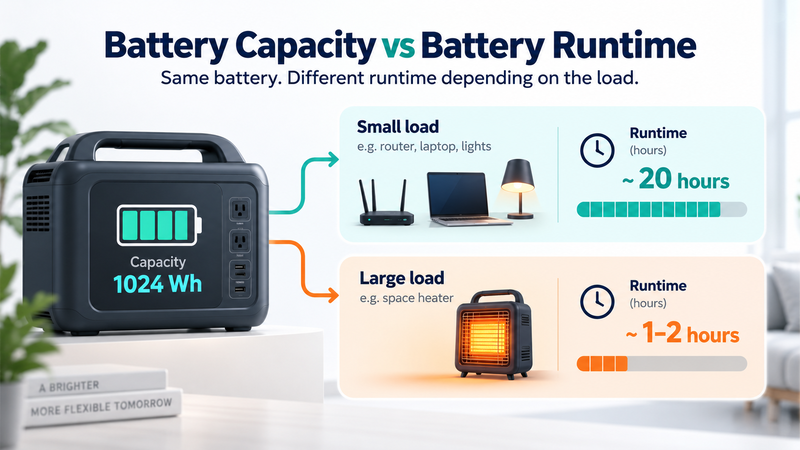Battery Capacity vs Battery Runtime: What’s the Difference?