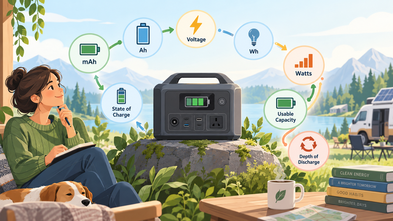 Battery Capacity Reading Map: From mAh to Depth of Discharge