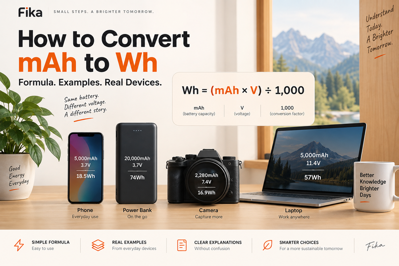 How to Convert mAh to Wh: Formula and Examples