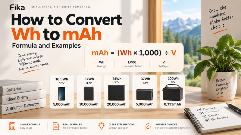 How to Convert Wh to mAh: Formula and Examples