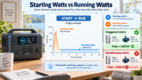 Starting Watts vs Running Watts