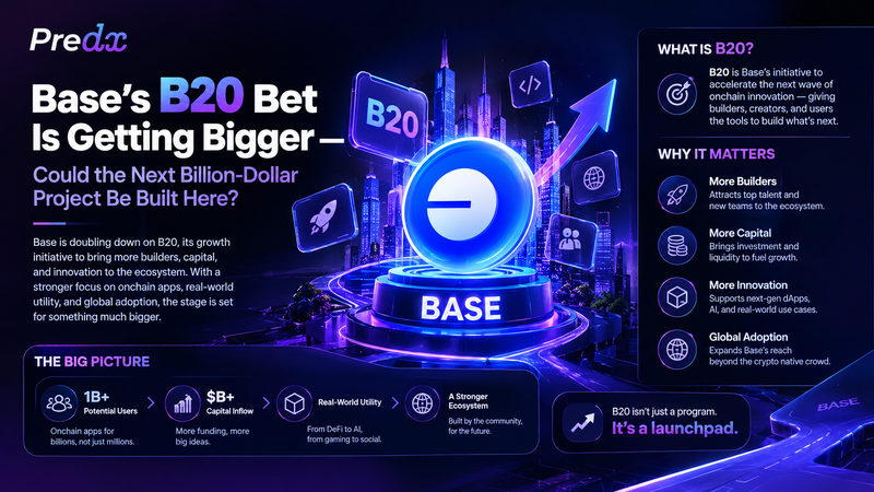 Base’s B20 Bet Is Getting Bigger — Could the Next Billion-Dollar Project Be Built Here?