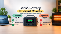How High Loads Affect Usable Battery Capacity