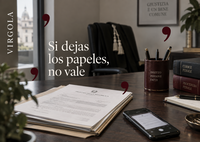 Si dejas los papeles, no vale