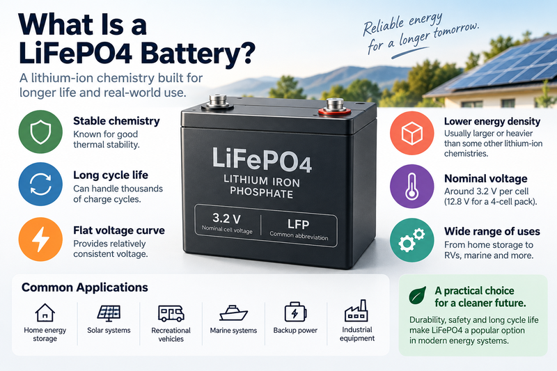 What Is a LiFePO4 Battery?