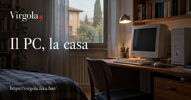 La casa, il lavoro di Chiara, Londra e il computer