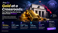 Gold at a Crossroads: Fed Tightening Bets Put the Metal Under Pressure