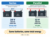Batteries in Series vs Parallel