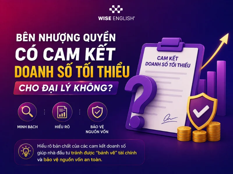 Bên Nhượng Quyền Có Cam Kết Doanh Số Tối Thiểu Cho Đại Lý Không?