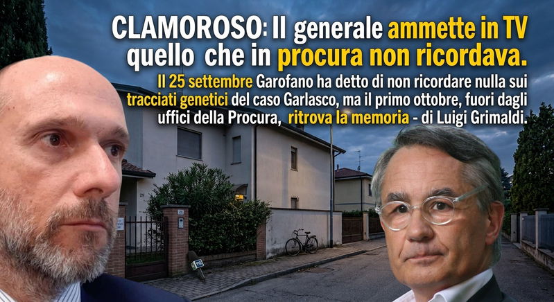 Il generale ammette in TV quello che in procura non ricordava