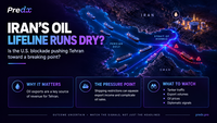 Iran’s Oil Lifeline Runs Dry — Is the U.S. Blockade Pushing Tehran Toward a Breaking Point?