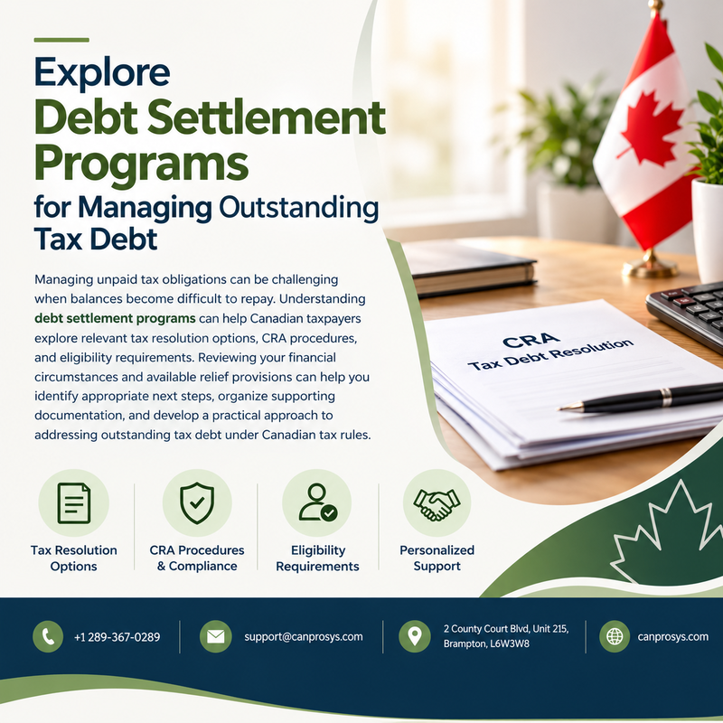Explore Debt Settlement Programs for Managing Outstanding Tax Debt