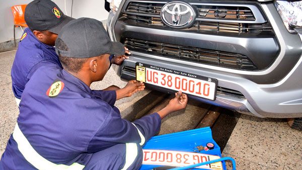 How to replace your vehicle license plates in Uganda